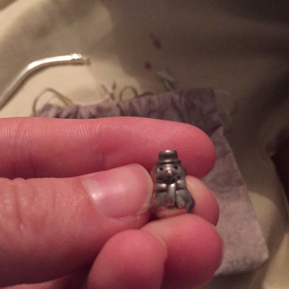 Pandora snowman charm